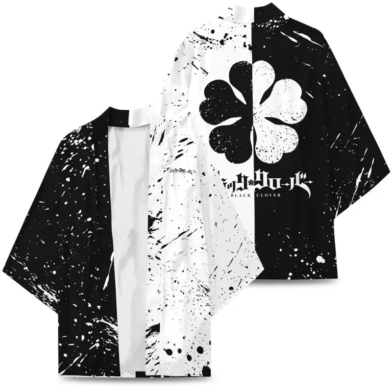 Haori Japanese Jacket - Tenue Premium Anime Black Clover Asta