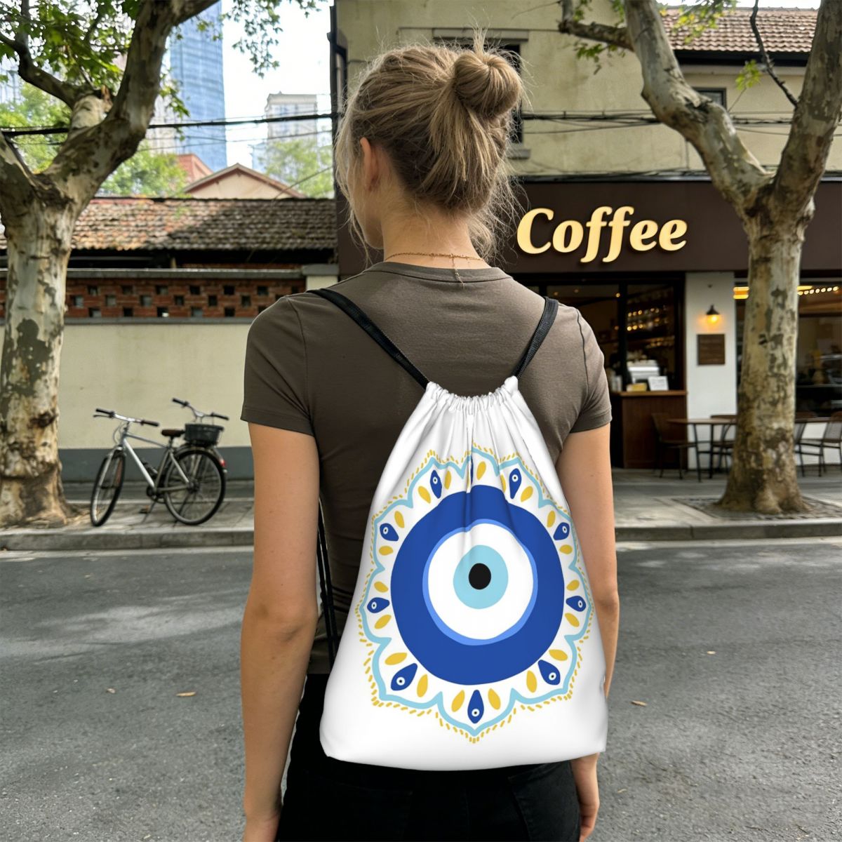Ethnic Fashion Book - Sac à dos turc à cordon