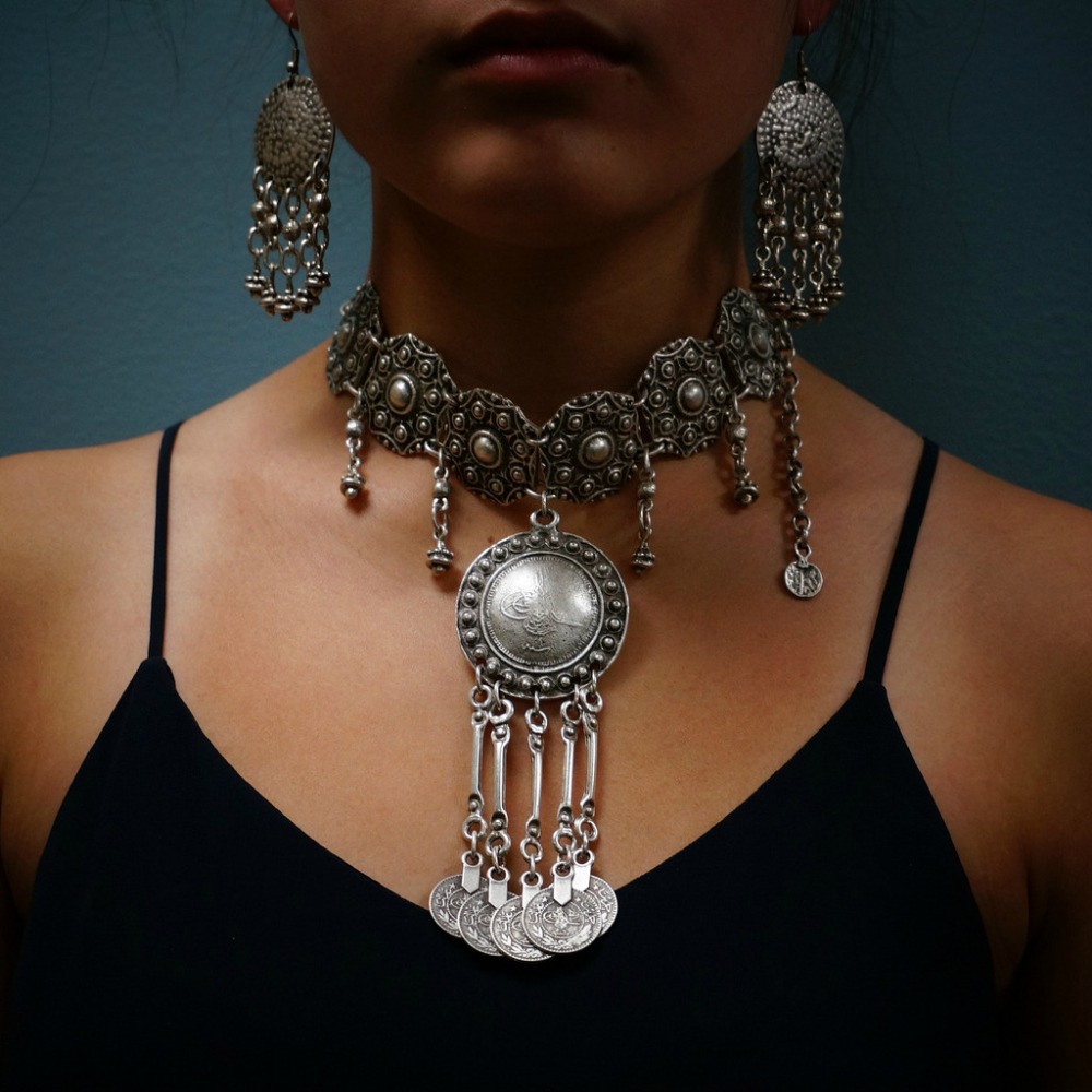 Ethnic Fashion Co In - Ethnique gitane Vintage métal pièce gland