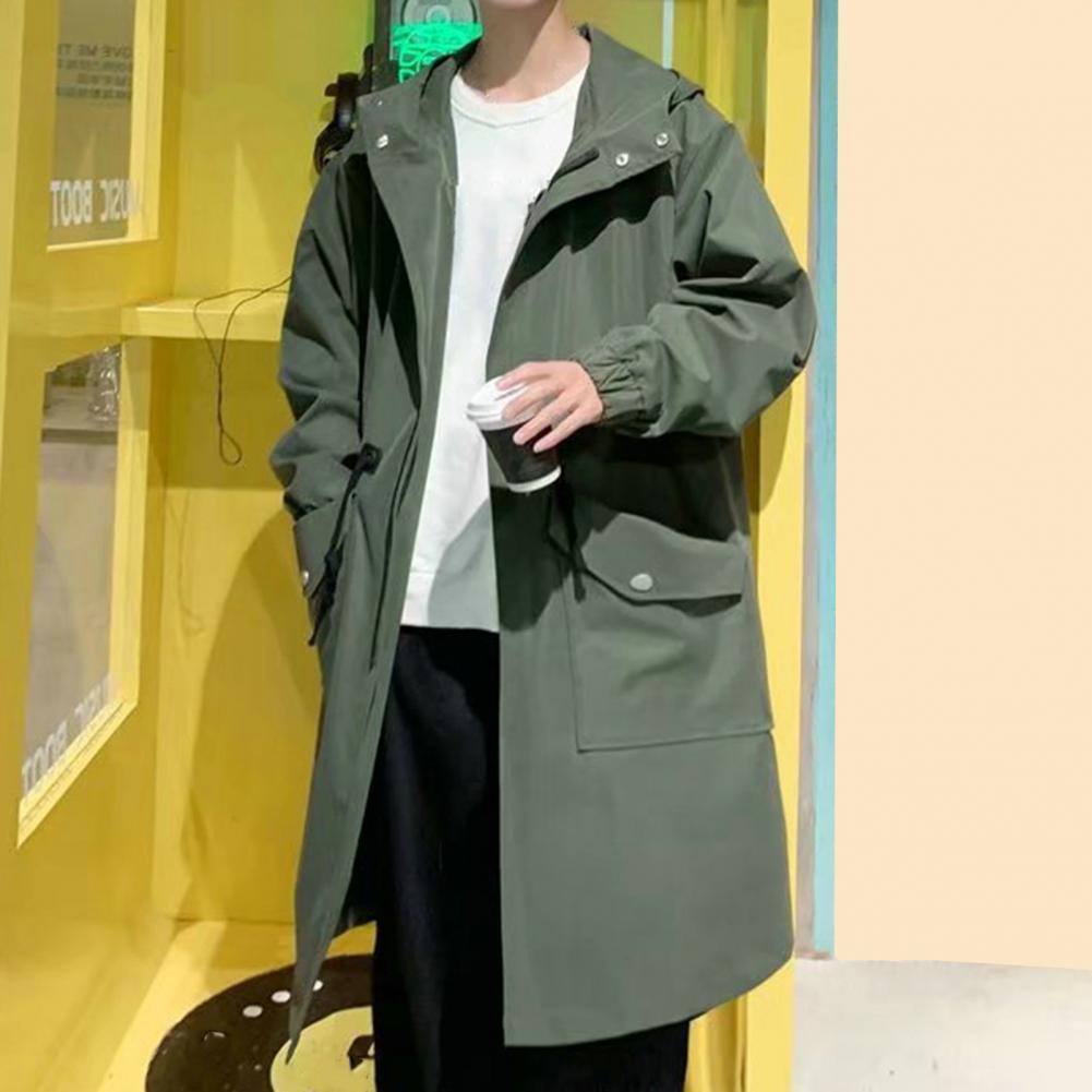 Haori Japanese Jacket - Veste à capuche longue pour homme,