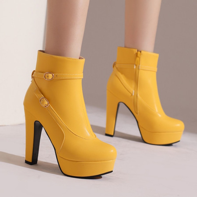 Bottines à plateforme pour fem - Ethnic Fashion For Ladies avis et prix