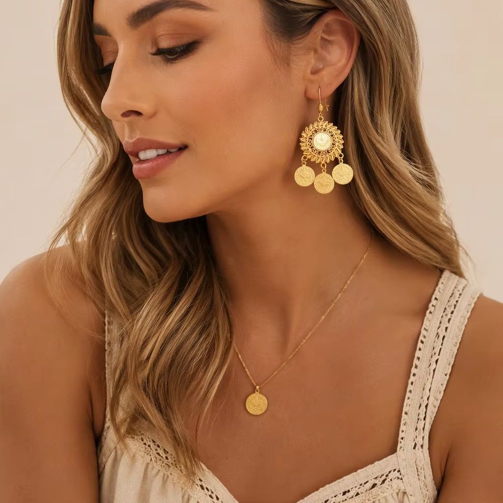 Boucles d'oreilles ethniques f - Ethnic Fashion Co In avis et prix