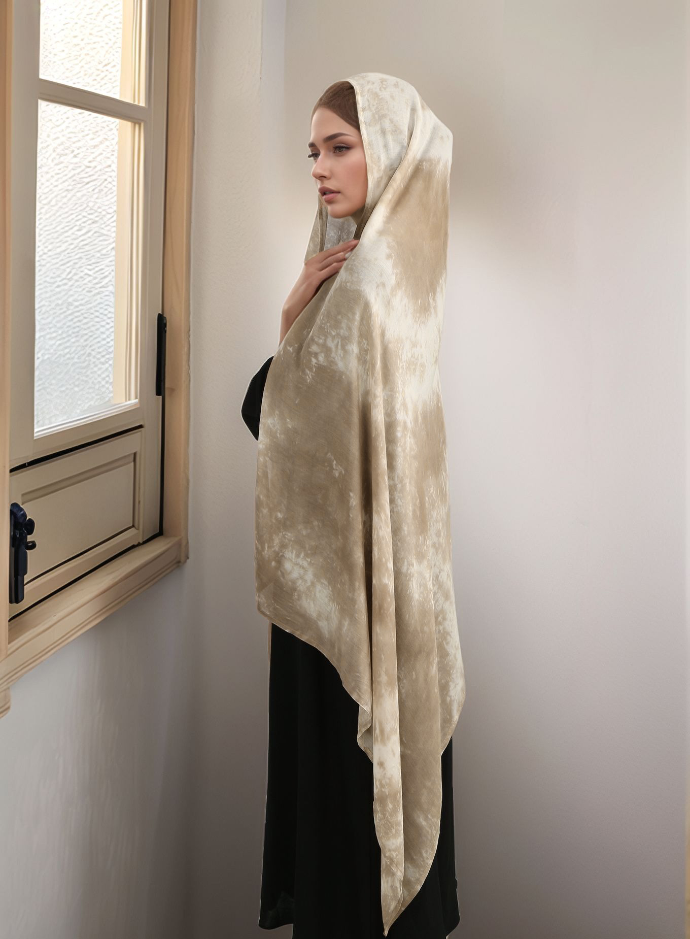 Tie-dye rayonne coton Hijab éc - Ethnic Fashion For Ladies avis et prix