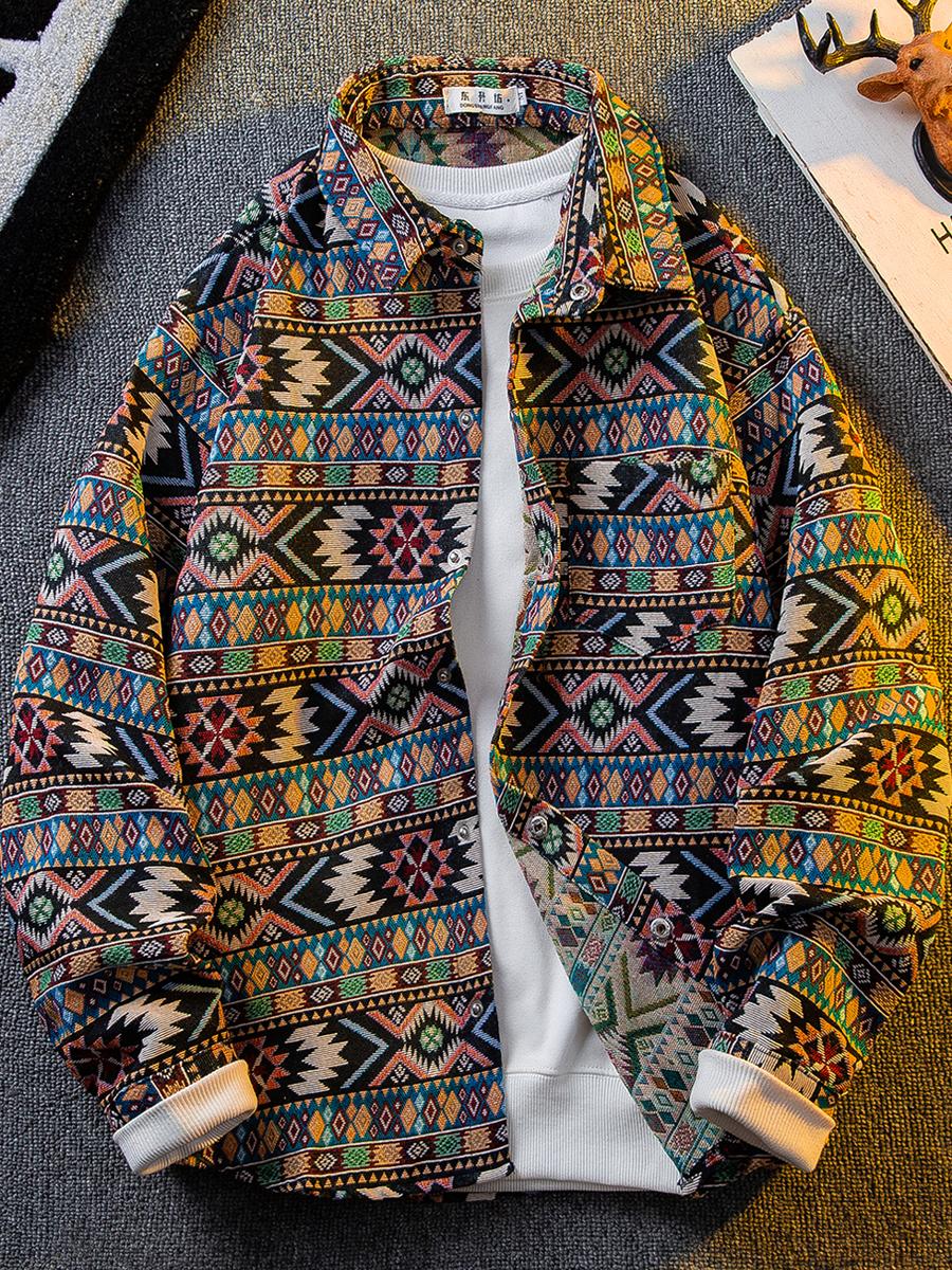 Chemise tissée ethnique japona - Haori Japanese Jacket avis et prix