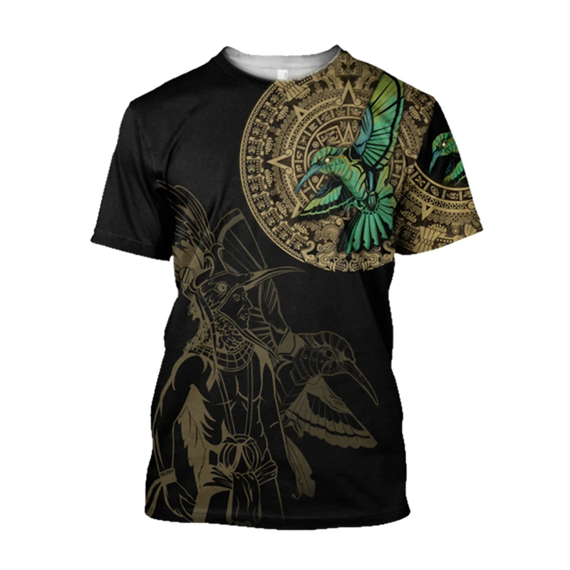 T-shirt rétro ethnique aztèque - Men'S Ethnic Fashion Trends avis et prix