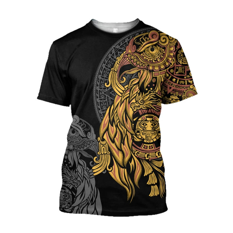 T-shirt rétro ethnique aztèque - Men'S Ethnic Fashion Trends avis et prix