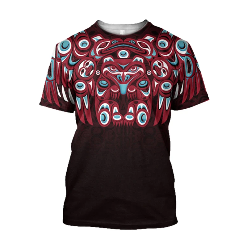 T-shirt rétro ethnique aztèque - Men'S Ethnic Fashion Trends avis et prix
