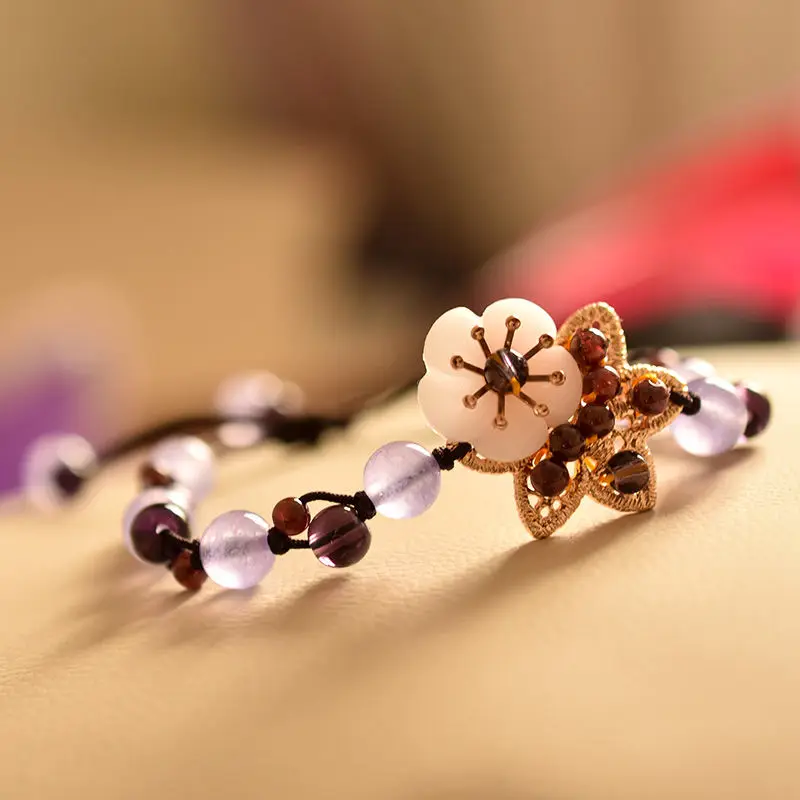 Bracelet en cristal chinois Mo - Ethnic Fashion For Ladies avis et prix