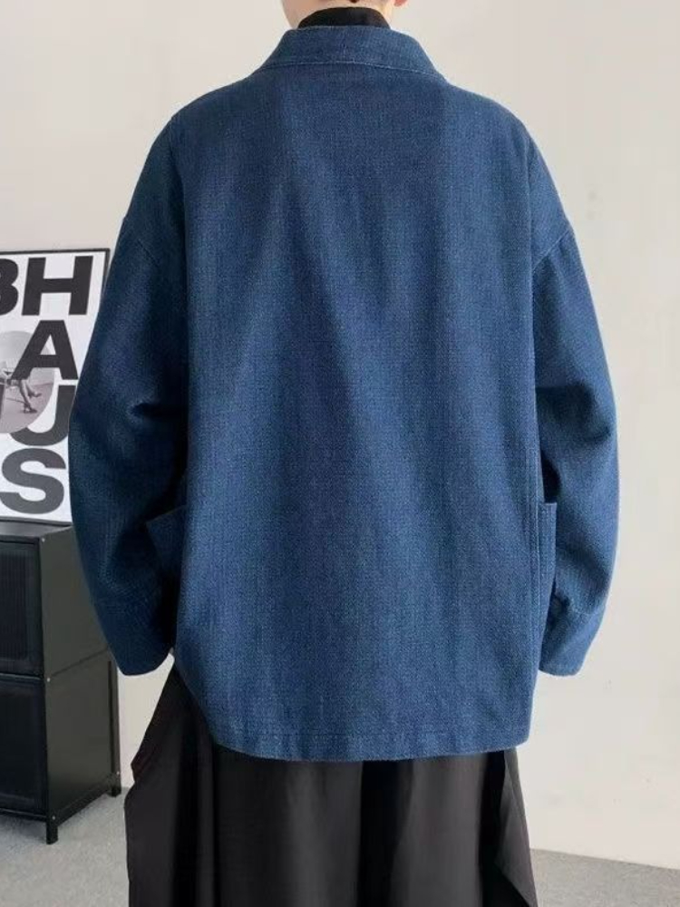 Manteau en jean Vintage de Sty - Haori Japanese Jacket avis et prix