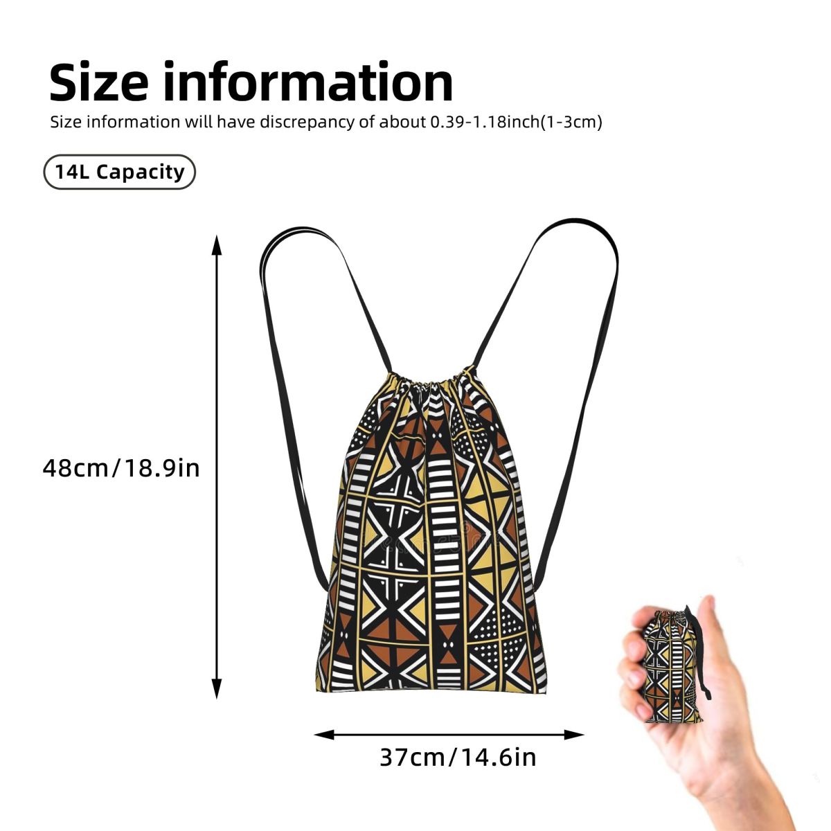 Sacs à dos Bogolan Mudcloth à  - Ethnic Fashion Book avis et prix