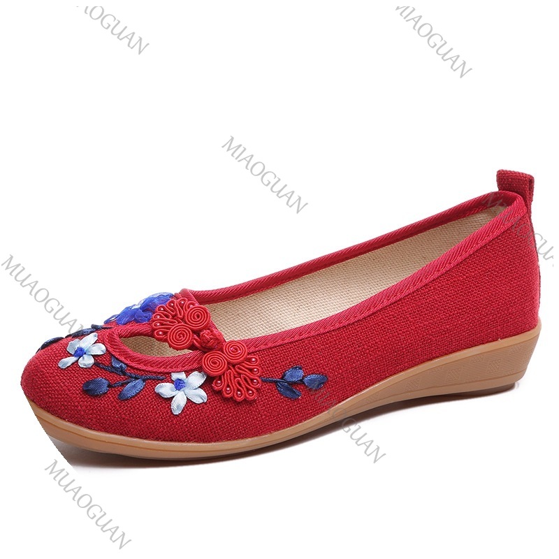 Chaussures compensées brodées  - Ethnic Fashion For Ladies avis et prix