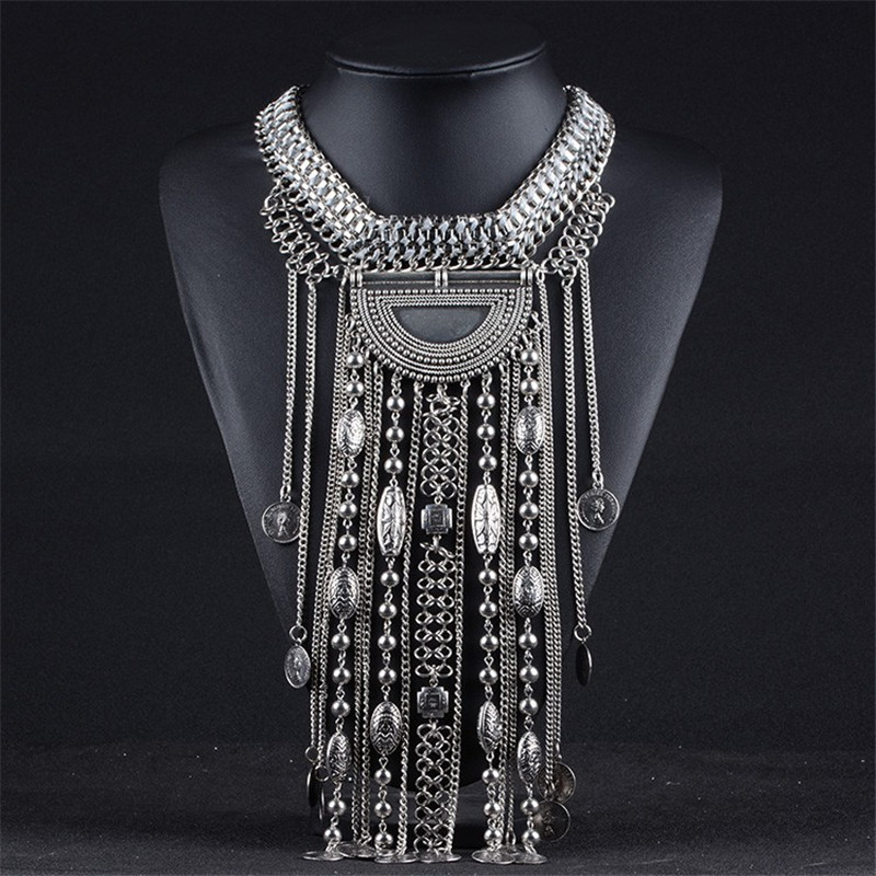 Collier de déclaration à pampi - Ethnic Fashion Co In avis et prix